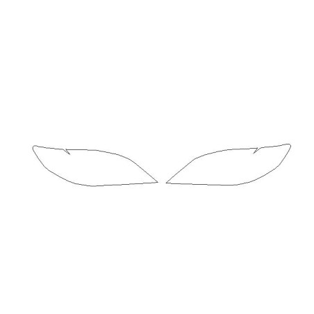 Toyota Sienna XL30 pellicole protettive fari (2010-2020).