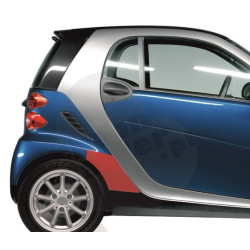 SMART FORTWO II (2) hátsó sárvédővédő fólia (2007–2016)