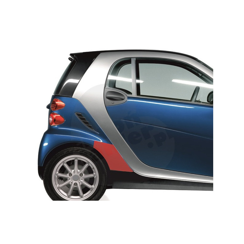SMART FORTWO II (2) koruyucu film arka çamurluk / çamurluk (2007-2016)