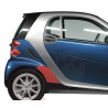 SMART FORTWO II (2) asa traseira / película de proteção do arco da roda traseira (2007-2016)