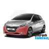 Peugeot 208 2012 zderzak przód folia ochronna 3M VentureShield (clear bra)