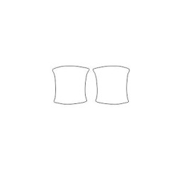 HONDA CIVIC IX 9 beschermfolie voor deurklinken 3M (2011-2017)