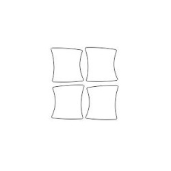 Beskyttelsesfilm til dørhåndtag til FORD FIESTA VII (7) mk7 (2008-2017)