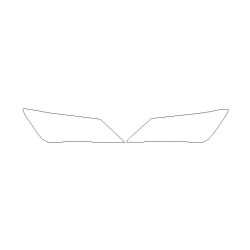 Beschermende folie voor koplampen / voorlampen voor Seat Toledo IV (4) (2012-2019)