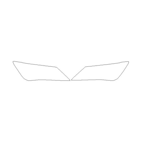 Seat Toledo IV (4) beskyttelsesfilmer for frontlykter/lyskastere (2012-2019)