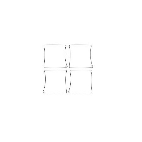 VOLVO XC90 I (1) skyddsfilmer för dörrhandtag (2002-2014).