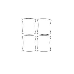 Toyota Yaris III beskyttelsesfilm under håndtagene (2011-2020)