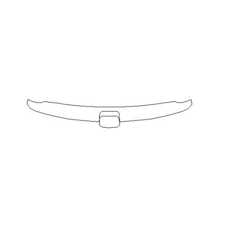 Citroen c3 ds3 II paraurti posteriore pellicola protettiva (2009-2016)