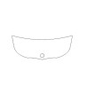 BMW 3 e90 e91 beskyttelsesfilm til fronten af masken (Clear BRA) 3M (2009-2012)