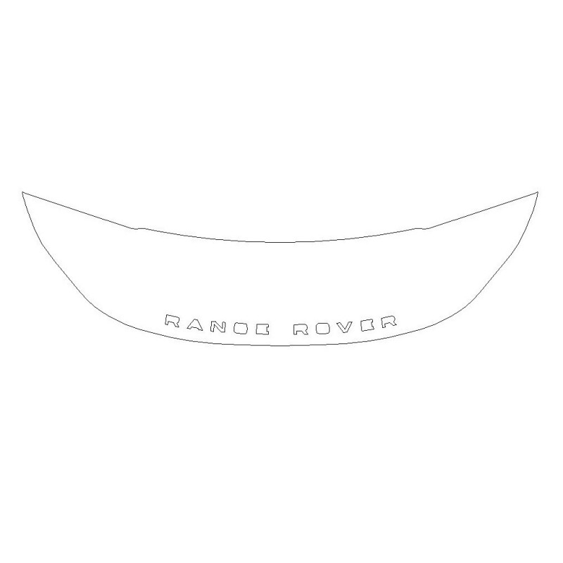 Range Rover Evoque beschermfolie voor de motorkap (Clear BRA) 3M (2011-2018)