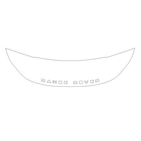 Rozsah Rover Evoque ochranná fólia na kapotu (Clear BRA) 3M (2011-2018)