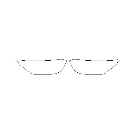 Kia Stonic frontlys / frontlys beskyttelsesfilm (2017-)