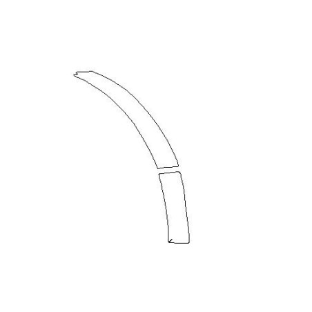 BMW 5 M5 E60 E61 protective films fender, rear threshold (2003-2010)