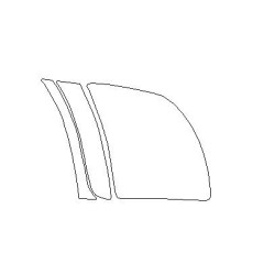 BMW X6 E71/E72 spatbord en deur beschermende folie (2007-2014)