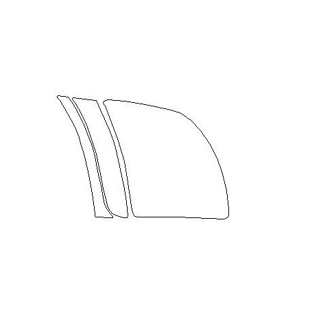 BMW X6 E71/E72 blatniki a dverne ochranny folie (2007-2014)