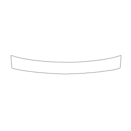 Porsche Cayenne II (2) 92A nárazník zadný fólia ochranná (2010-2017)