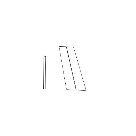 Alfa Romeo Giulia suojaava kalvo musta pilariin (2015-)