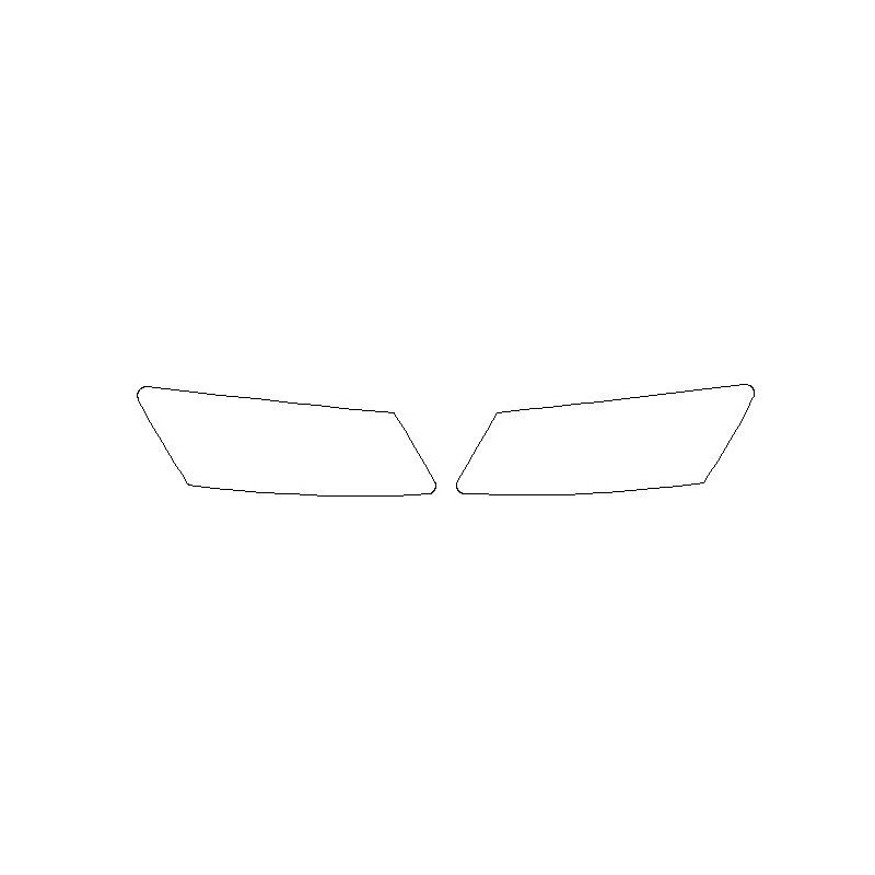 Audi Q5 8R beschermende folie voor koplampen / voorlampen (2013-2016)