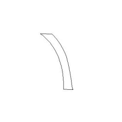 Hæk beskyttelsesfilm Honda Jazz III 3 bagkofanger (2008-2015)