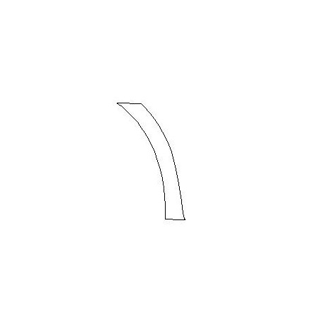 Honda Jazz III 3 ochranné fólie zadného blatníka (2008-2015)