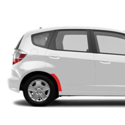 Honda Jazz III 3 bakre støtfangerbeskyttelsesfilmer (2008-2015)