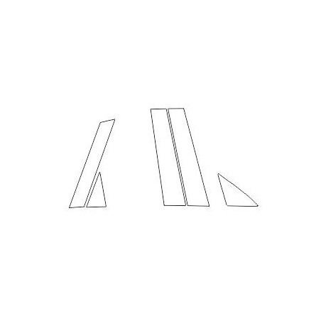 Audi Q3 II F3 SUV pilares B e C película protetora (2019-)