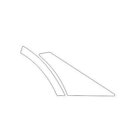 LEXUS IS III blatník a dveře ochranná fólie (2013-2020)