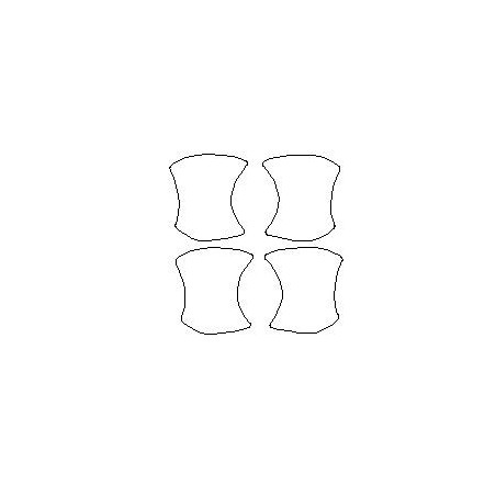 LEXUS ES VI 6 ajtóvédő fóliák (2012-2018)