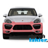 Porsche Cayenne S / DIESEL / HYBRID / TURBO / GTS zderzak przód folia ochronna 3M VentureShield (clear bra)