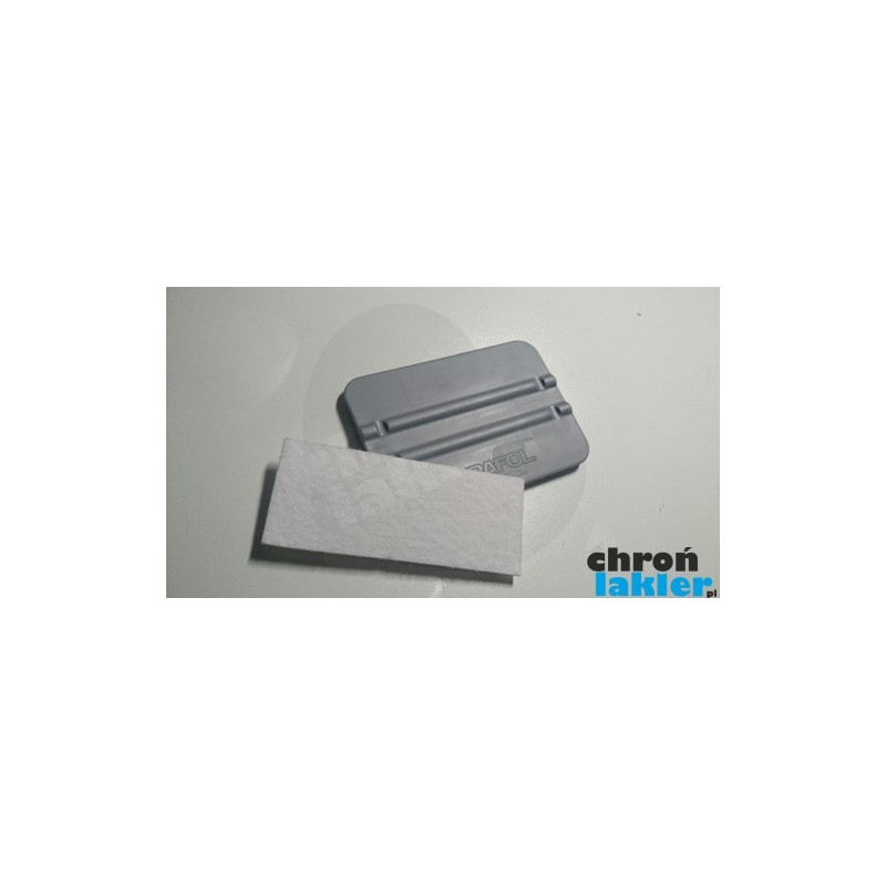 Rakla do aplikacji folii ochronnej oraz innych samoprzylepnych z filcem