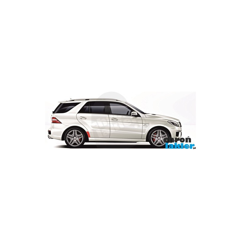 Mercedes ML - class W166 naklejka / folia ochronna na błotnik/nadkole tył