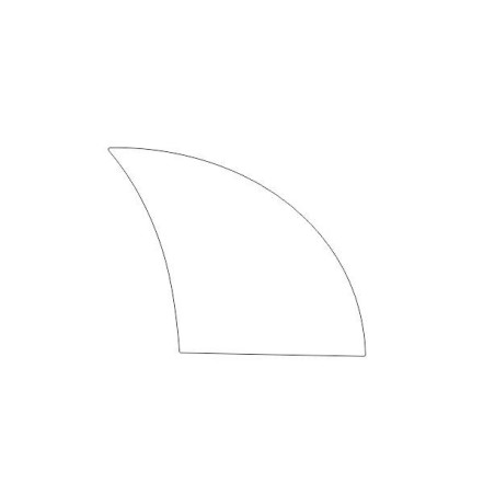 Tesla Y arka kapı koruyucu film (arka tekerleğin önünde) (2020-)