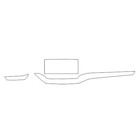 Skoda Octavia IV beschermfolie voor het centrale display en het dashboard (2019-2024)