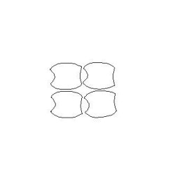 VW T-Cross dedikerte beskyttelsesfilmer for dørhåndtak (2019-)