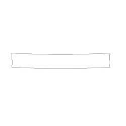 VW T-cross bakre støtfanger beskyttelsesfilm (2019-)