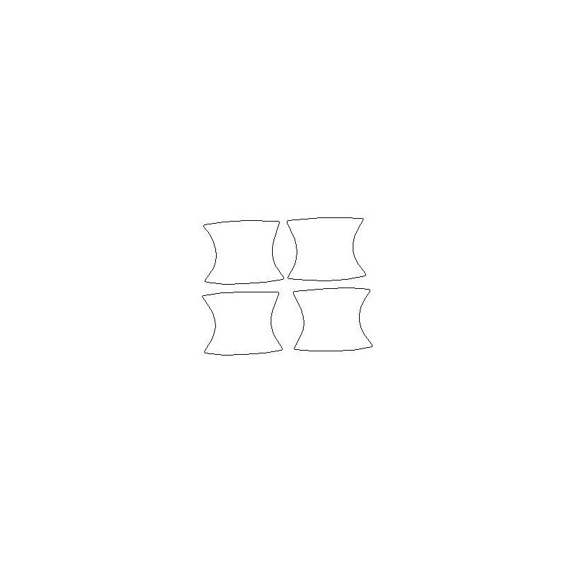 Audi Q4 E-tron dedicated protective films for door handles (2021-).