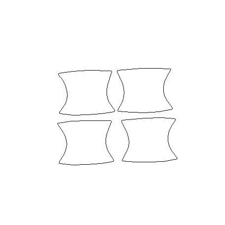 Láminas de protección específicas para los tiradores de las puertas del Audi Q4 E-tron (2021-)