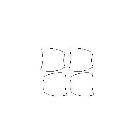 Mazda CX-50 věnované ochranné fólie pod kliky (2023-)