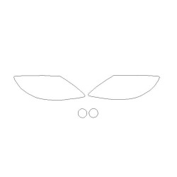 προβολείς μπροστά / προστατευτικά φώτα μπροστά MERCEDES CL III (C216) πριν από το FL (2006-2009)