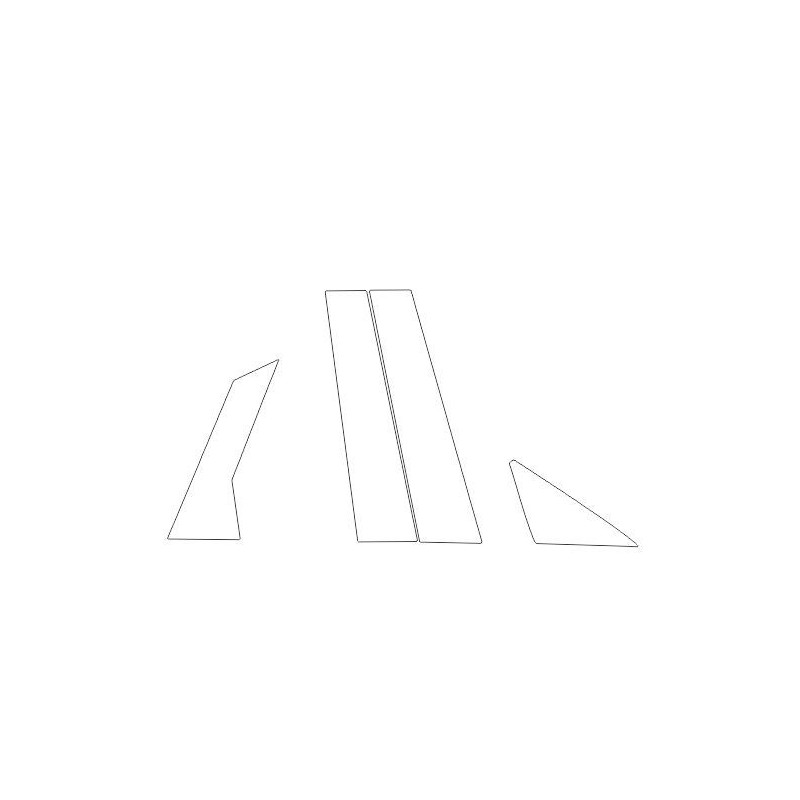 Audi A3 8Y szedán védőfóliák B C oszlopokra piano black (2020-)