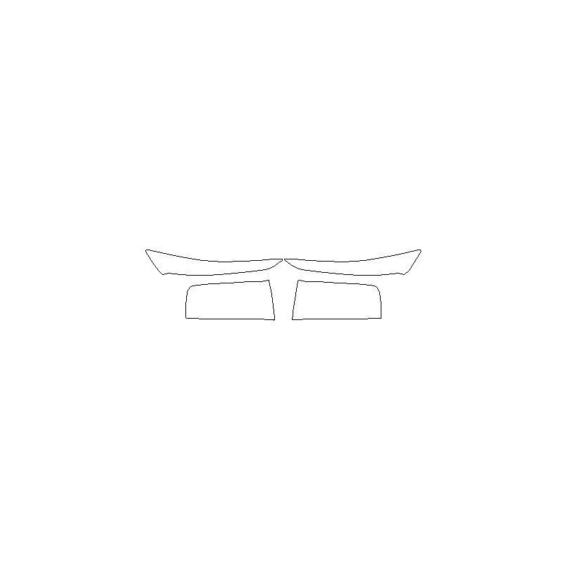 Hyundai Santa Fe IV TM after FL beskyttelsesfilm til forlygter / forlygter (2020-2023)