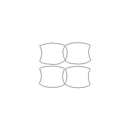 Honda CR-V VI 6 pellicole protettive per maniglie (2023-).