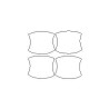 Honda CR-V VI 6 protective films for door handles (2023-).