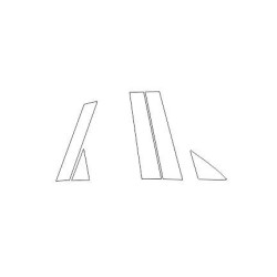 Audi A3 8V sedan pilarit piano black B ja C suojakalvo (2012-2020)