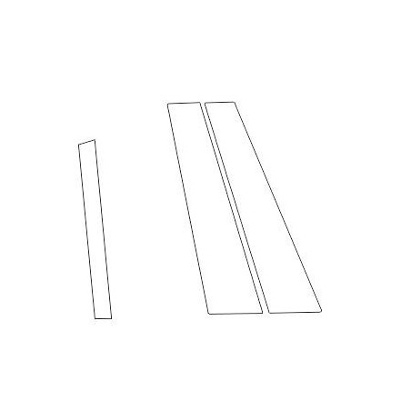 BMW 5 / M5 G60 sedan B and C pillars piano black protective film (2024-).