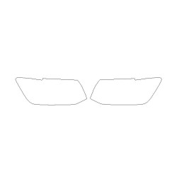 Audi Q2 etuvalojen suojakalvot (2016-)