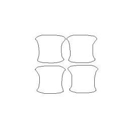 Audi Q2 ochranná fólia na kľučky (2016-)