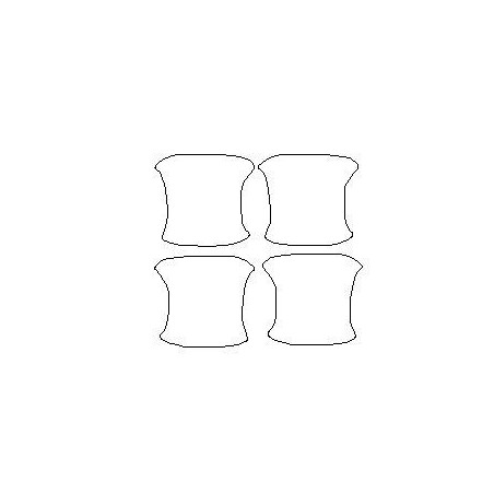 Audi Q2 películas protetoras para maçanetas (2016-)