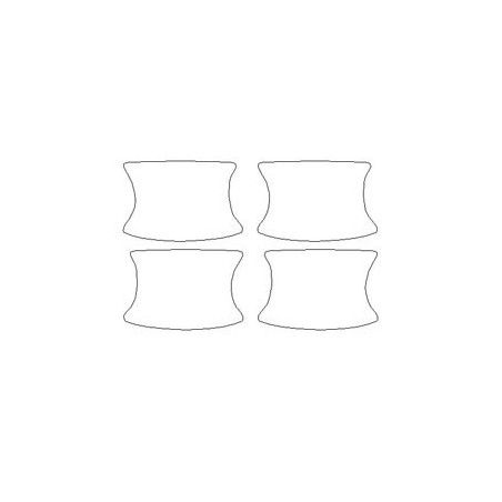 SKODA FABIA IV mk4 Schutzfolien unter den Türgriffen (2021-)