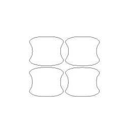 FORD FOCUS IV (mk4) kapı kolları için koruyucu film (2018-)